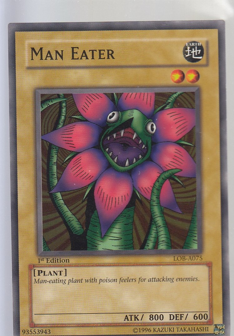 Man Eater 1st Edition Legend of Blue Eyes lob-0751st-ed