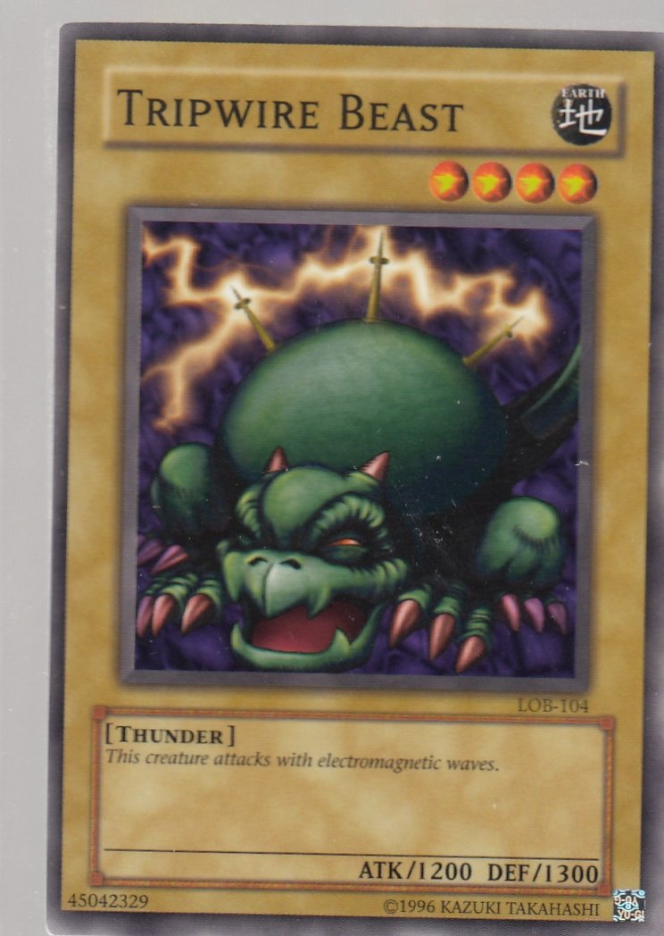 Tripwire Beast Legend of Blue Eyes lob-104