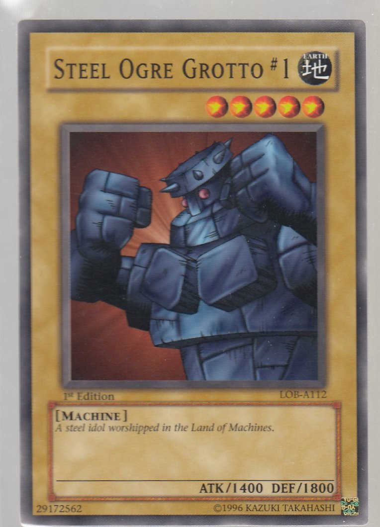 Steel Ogre Grotto #1 1st Edition Legend of Blue Eyes lob-1121st-ed