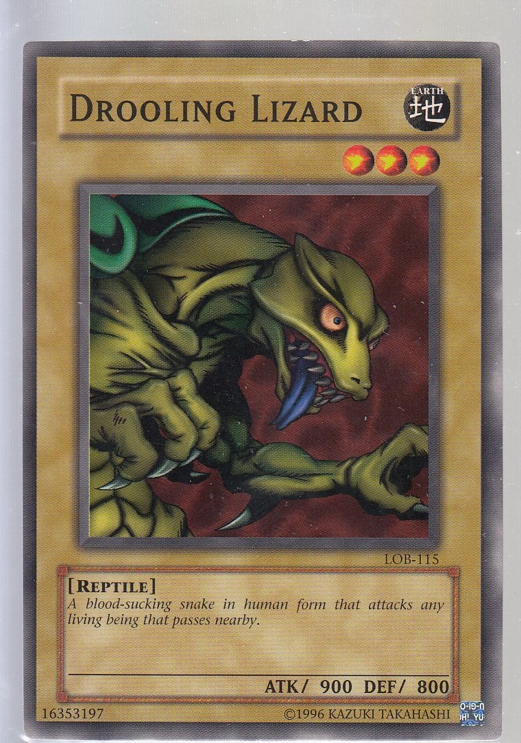 Drooling Lizard Legend of Blue Eyes lob-115