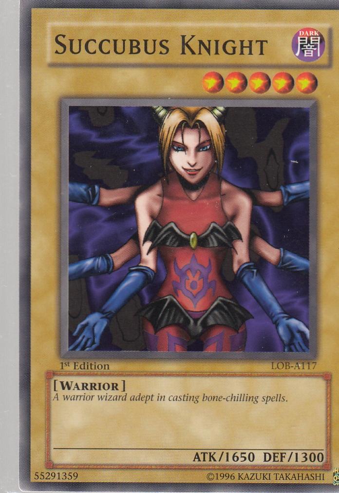 Succubus Knight 1st Edition Legend of Blue Eyes lob-1171st-ed