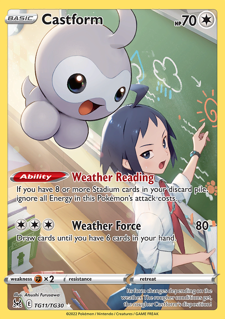 Castform TG11/TG30 Lost Origin