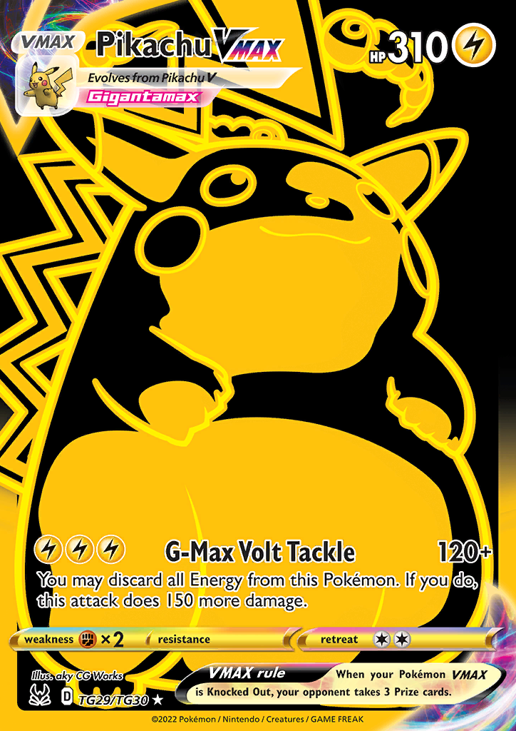 Pikachu VMAX (Secret) TG29/TG30 Lost Origin