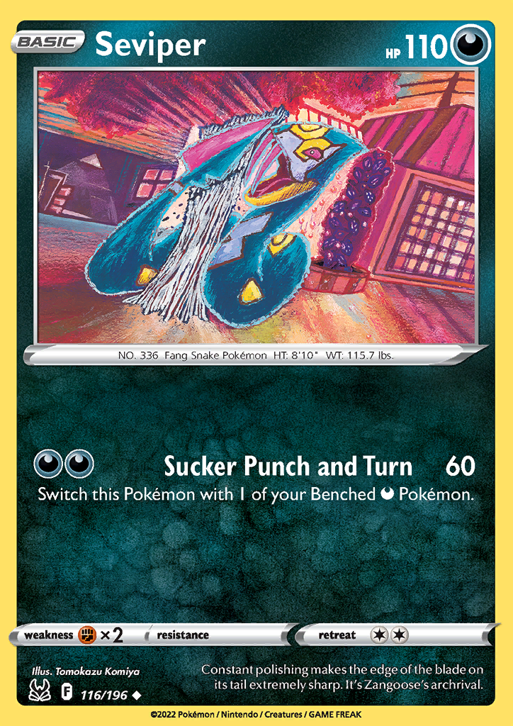 Seviper 116/196 Lost Origin