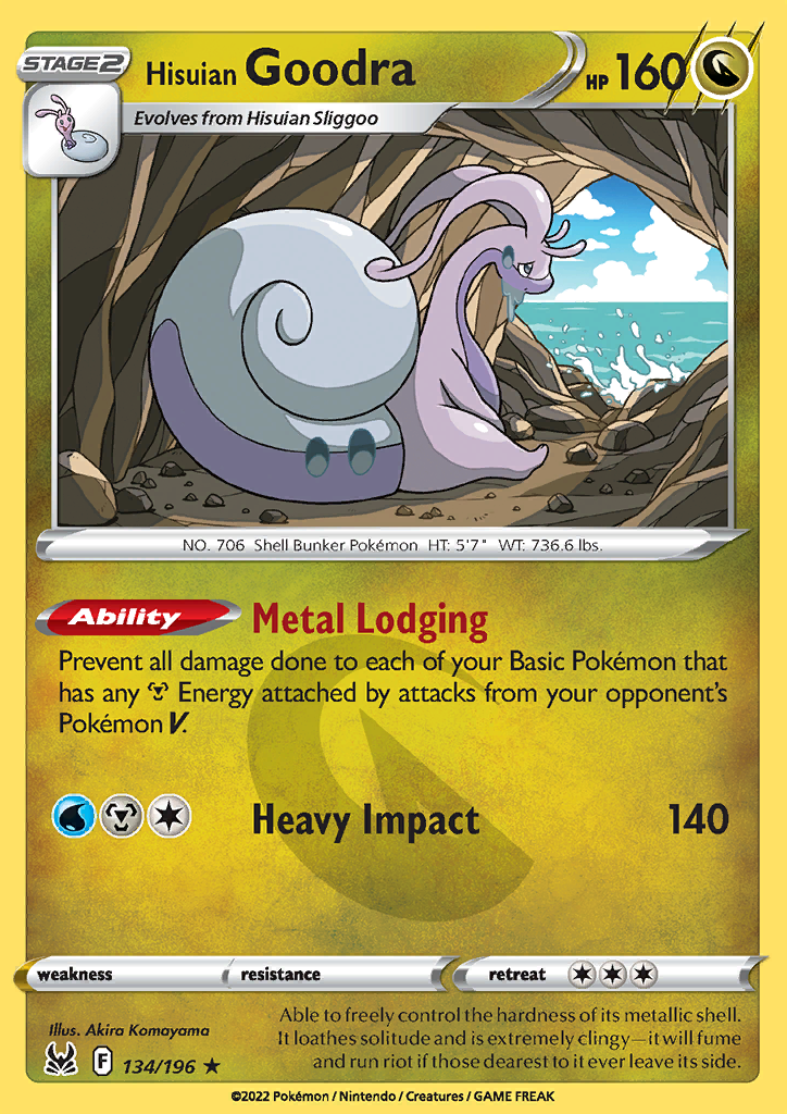 Hisuian Goodra 134/196 Lost Origin
