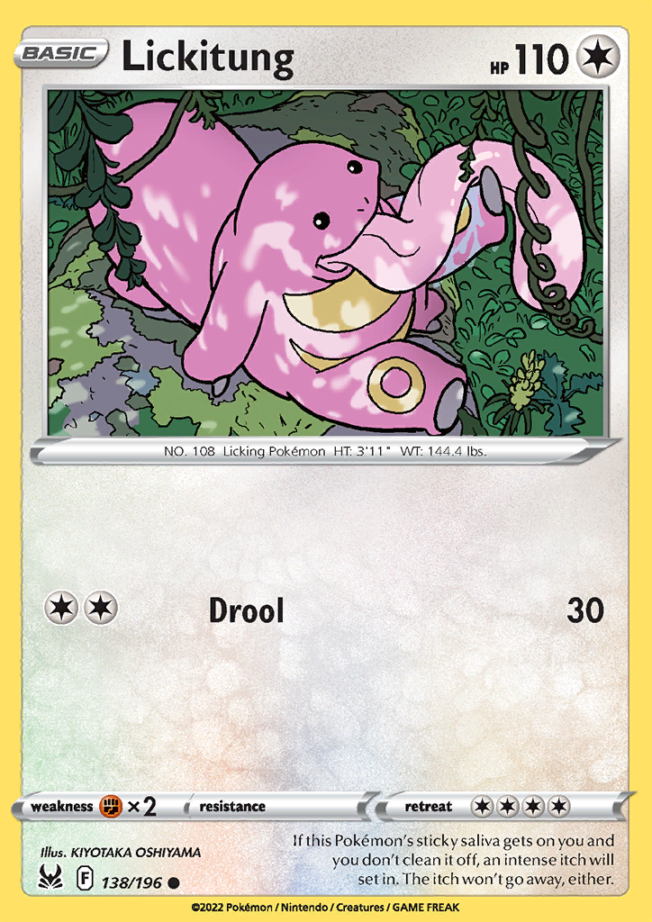 Lickitung 138/196 Lost Origin