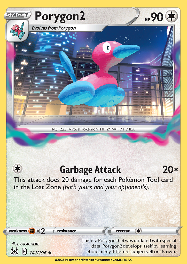 Porygon2 141/196 Lost Origin