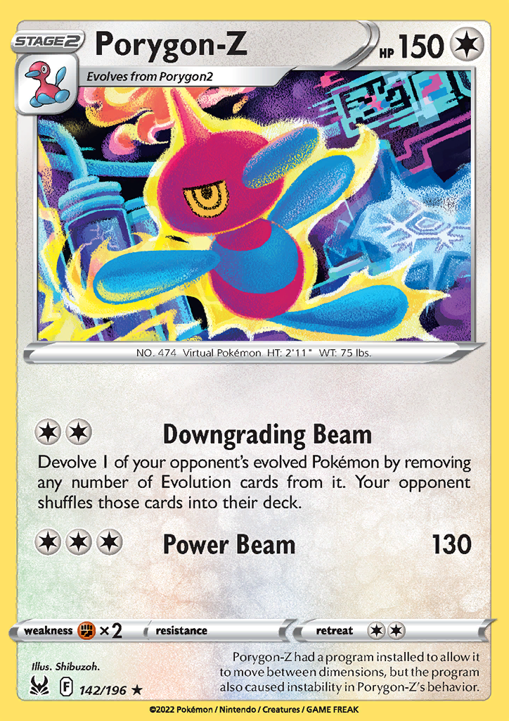 Porygon-Z 142/196 Lost Origin