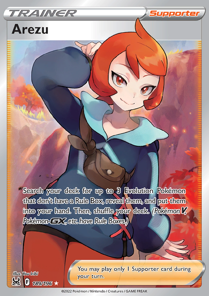 Arezu (Full Art) 189/196 Lost Origin