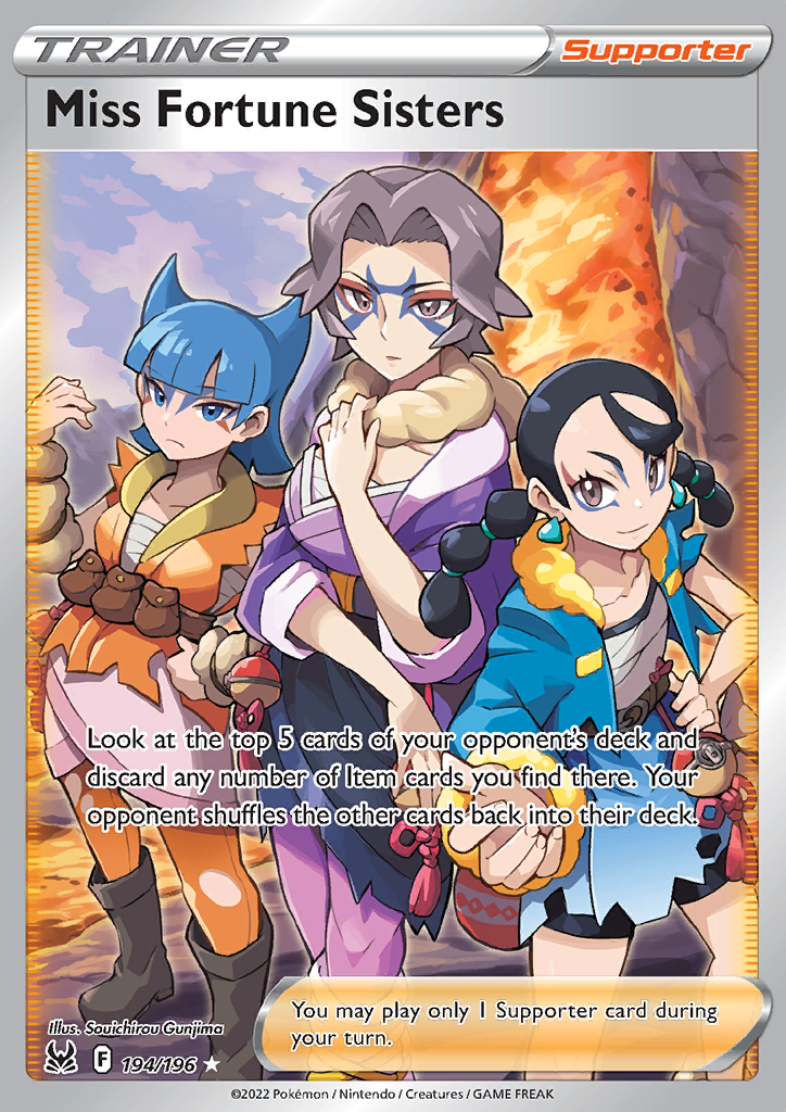 Miss Fortune Sisters (Full Art) 194/196 Lost Origin
