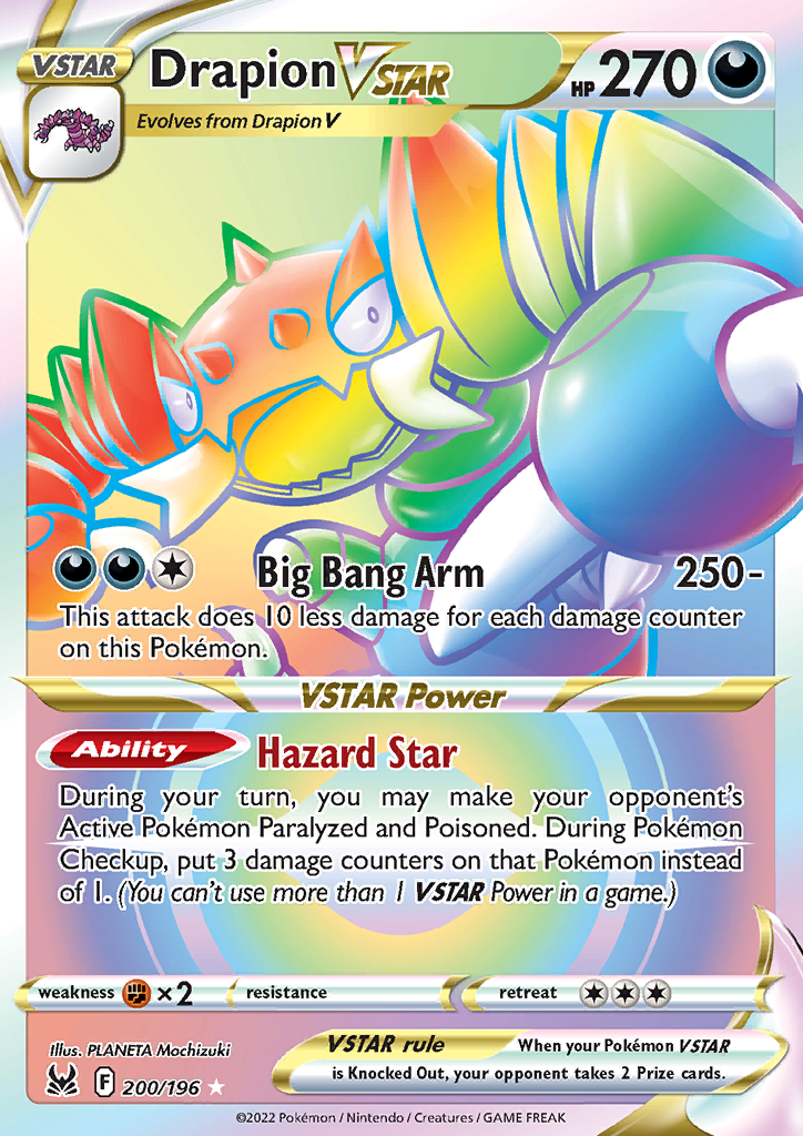 Drapion VSTAR (Secret) 200/196 Lost Origin