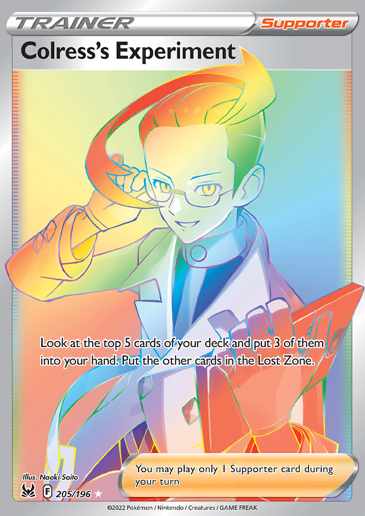 Colress's Experiment (Secret) 205/196 Lost Origin