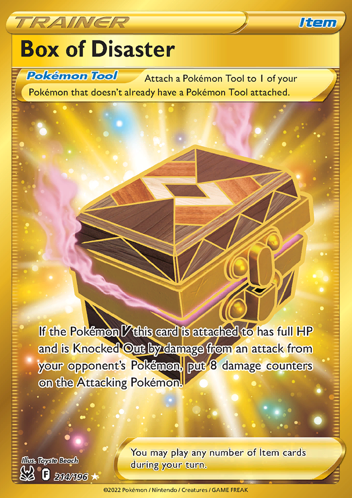 Box of Disaster (Secret) 214/196 Lost Origin