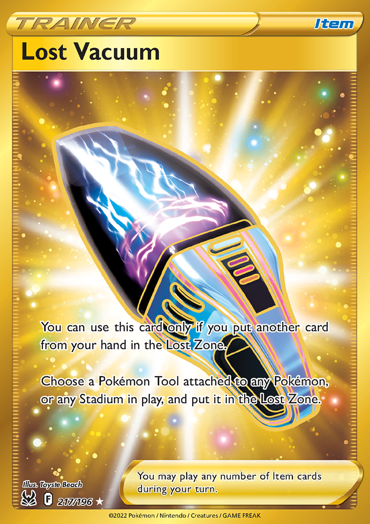Lost Vacuum (Secret) 217/196 Lost Origin