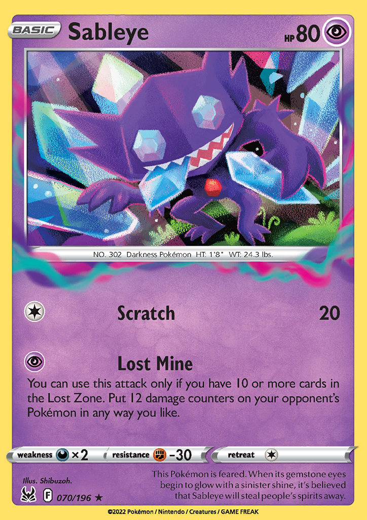 Sableye 070/196 Lost Origin