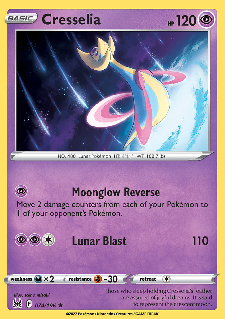 Cresselia 074/196 Lost Origin