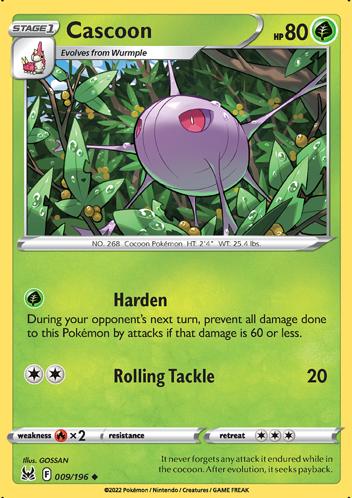 Cascoon 009/196 Lost Origin