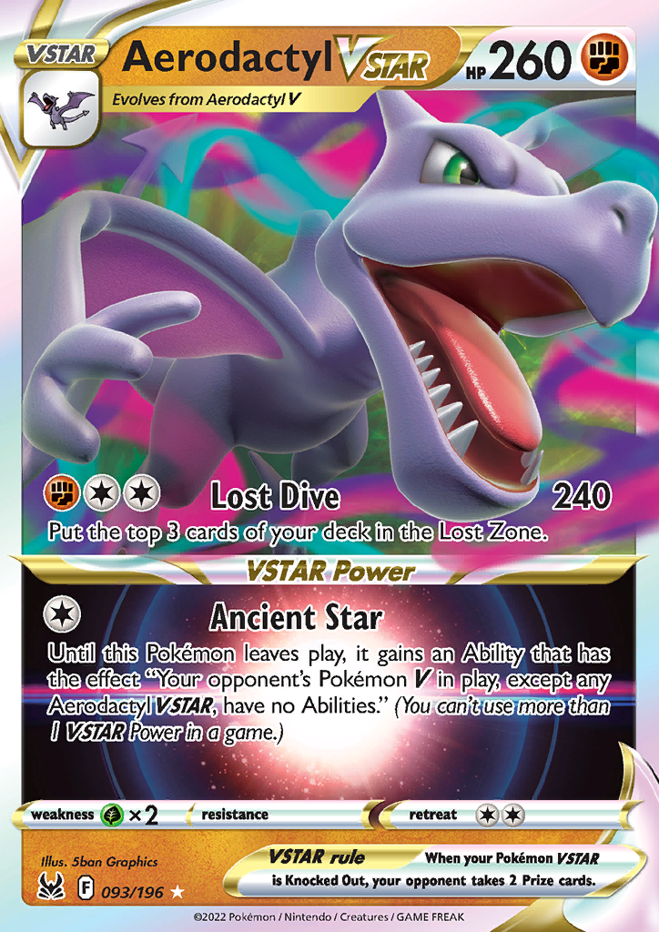 Aerodactyl VSTAR 093/196 Lost Origin