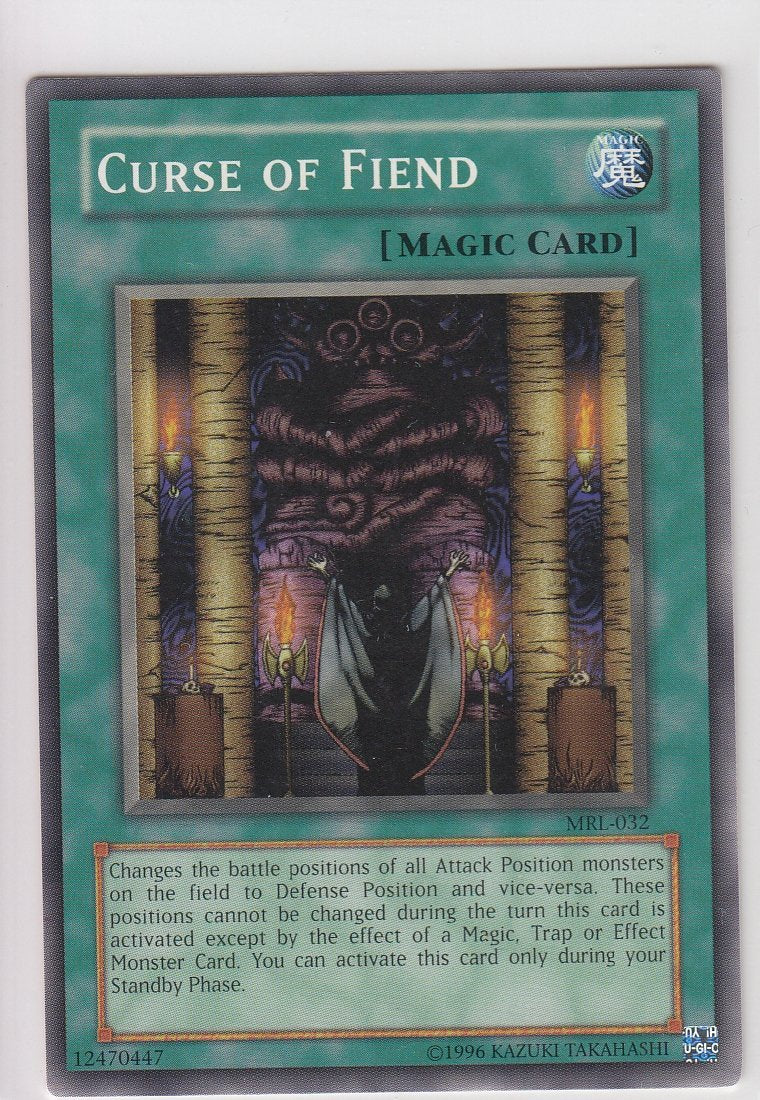 Curse of Fiend Magic Ruler mrl-032