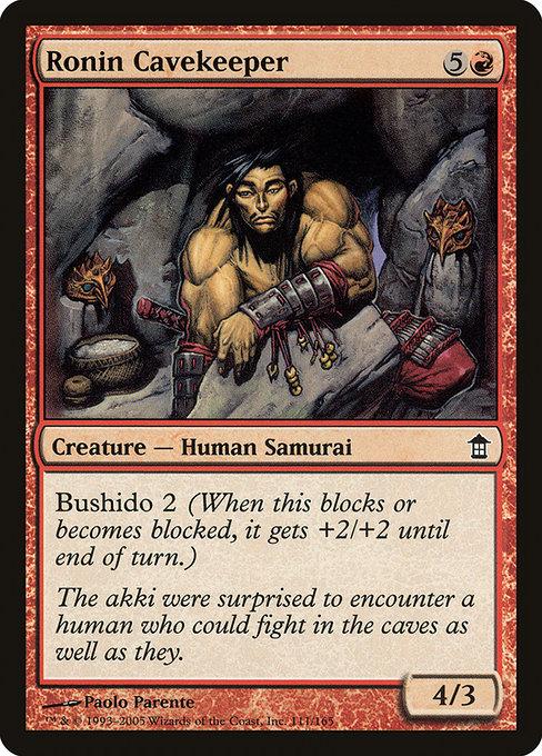 Ronin Cavekeeper mtg-sok-111
