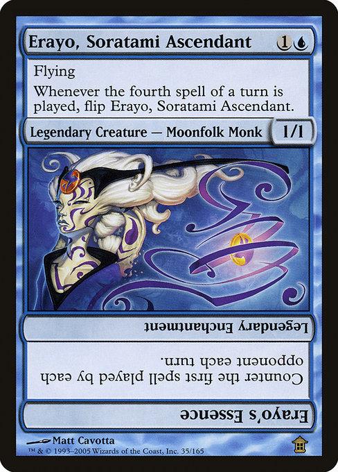 Erayo, Soratami Ascendant // Erayo's Essence mtg-sok-35