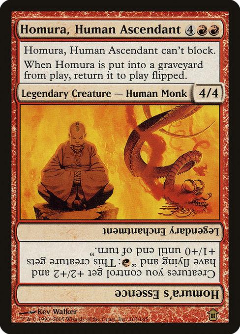 Homura, Human Ascendant // Homura's Essence mtg-sok-103