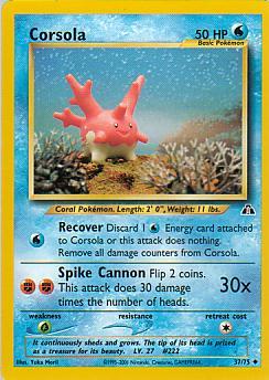Corsola 37/75 Neo Discovery Uncommon