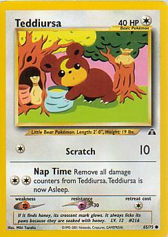 Teddiursa 65/75 Neo Discovery Common