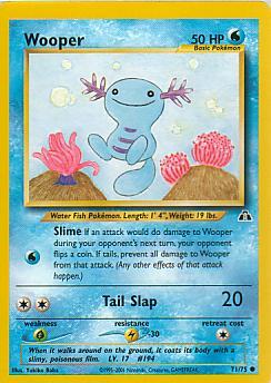Wooper 71/75 Neo Discovery Common