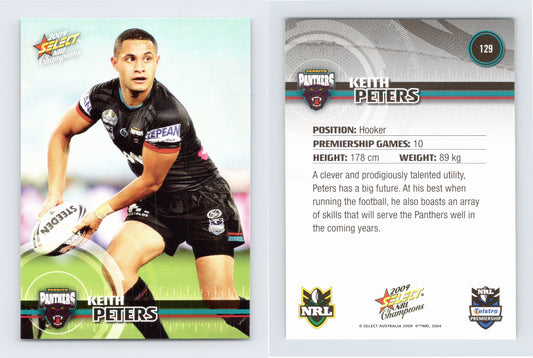 #129 KEITH PETERS 2009 Select NRL Champions