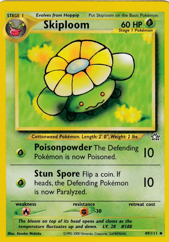 Skiploom 49/111 Neo Genesis Uncommon