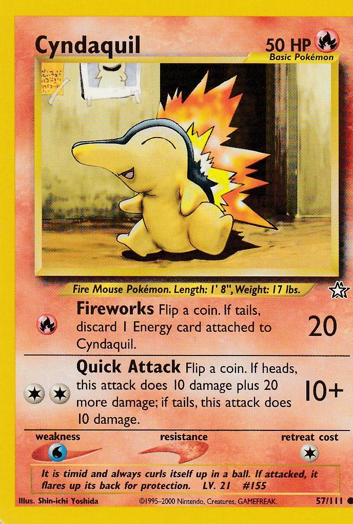 Cyndaquil 57/111 Neo Genesis Common