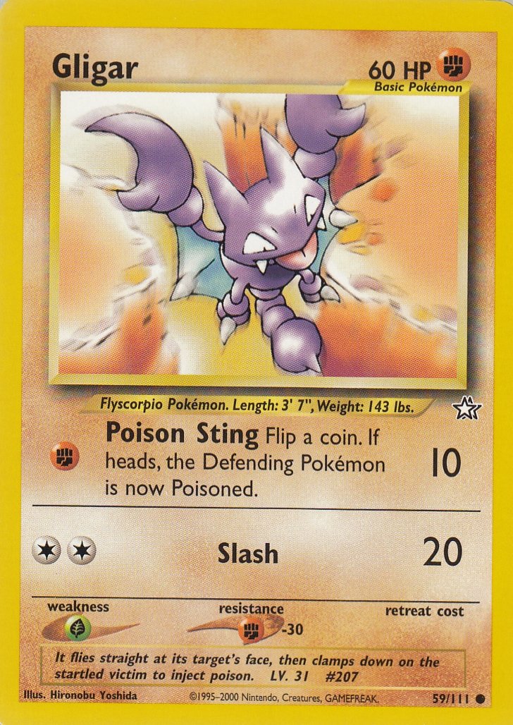 Gligar 59/111 Neo Genesis Common