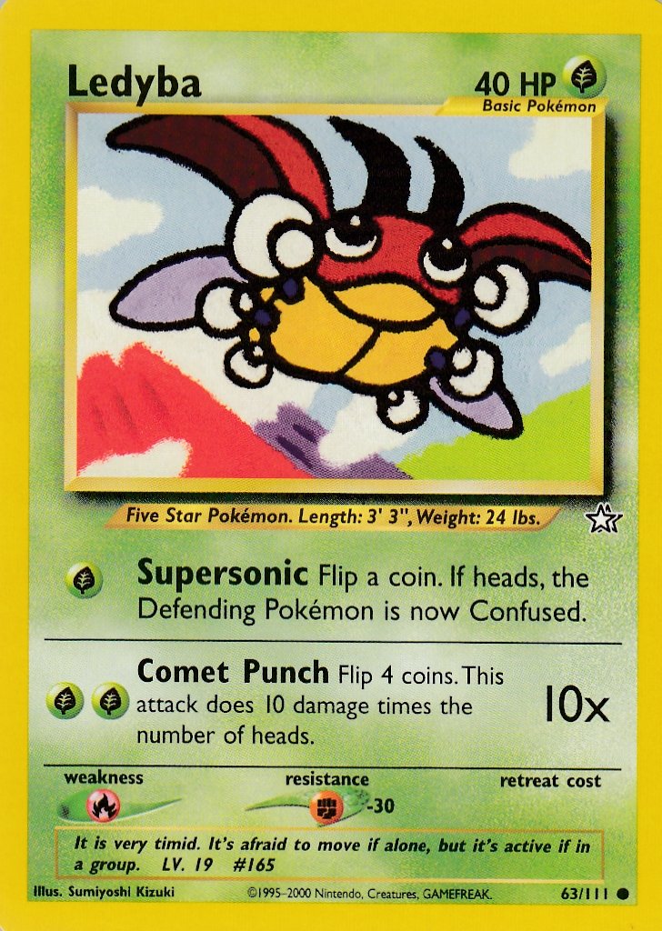 Ledyba 63/111 Neo Genesis Common