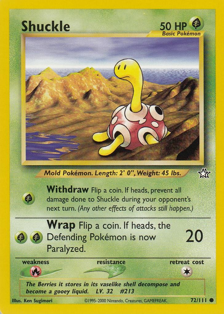Shuckle 72/111 Neo Genesis Common