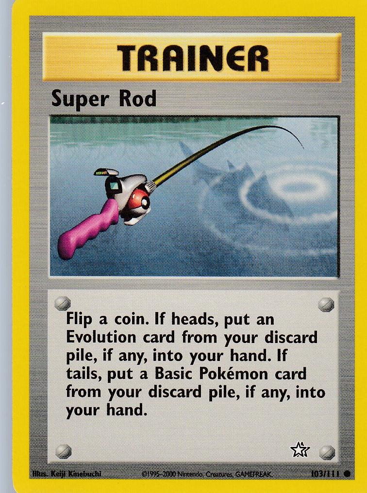 Super Rod 103/111 Neo Genesis Common