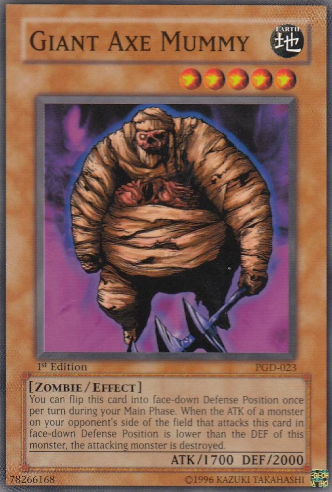 Giant Axe Mummy 1st Edition Pharonic Guardian first-edition-pgd-023