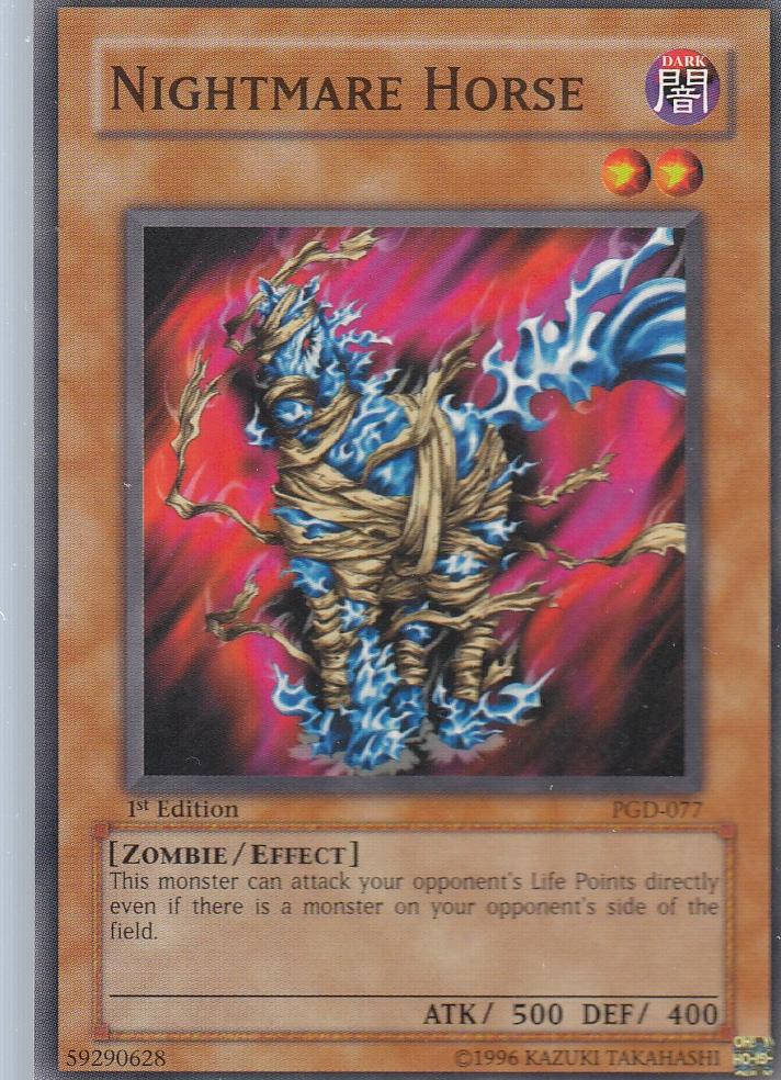 Nightmare Horse 1st Edition Pharonic Guardian first-edition-pgd-077