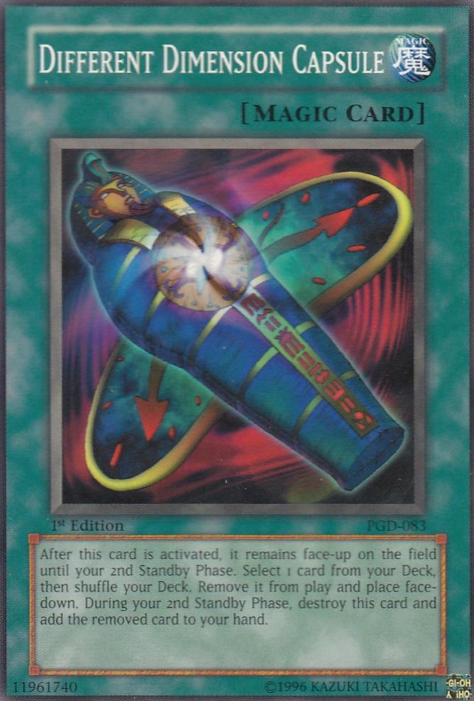 Different Dimension Capsule 1st Edition Pharonic Guardian first-edition-pgd-083