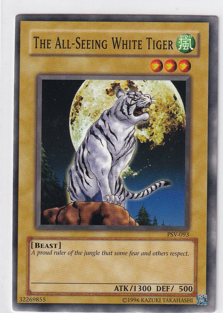 The All-Seeing White Tiger Pharoah's Servant psv-093