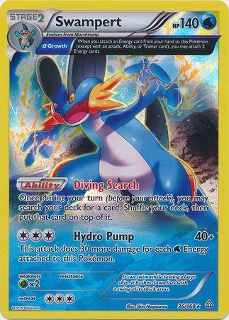 Swampert (Alpha) 36 / 164 XY Primal Clash