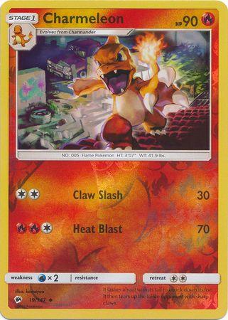 Charmeleon 19 /147 Reverse Holo burning-shadows-rh-18