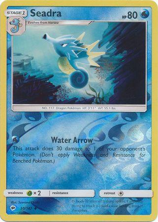 Seadra 30 /147 Reverse Holo burning-shadows-rh-26