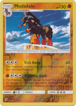 Mudsdale 78 /147 Reverse Holo