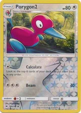 Porygon2 104 /147 Reverse Holo