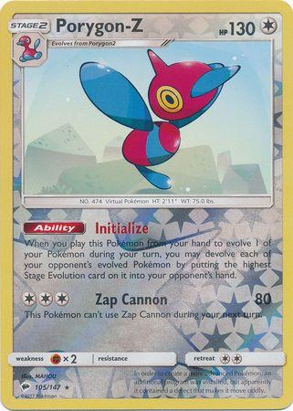 Porygon-Z 105 /147 Reverse Holo
