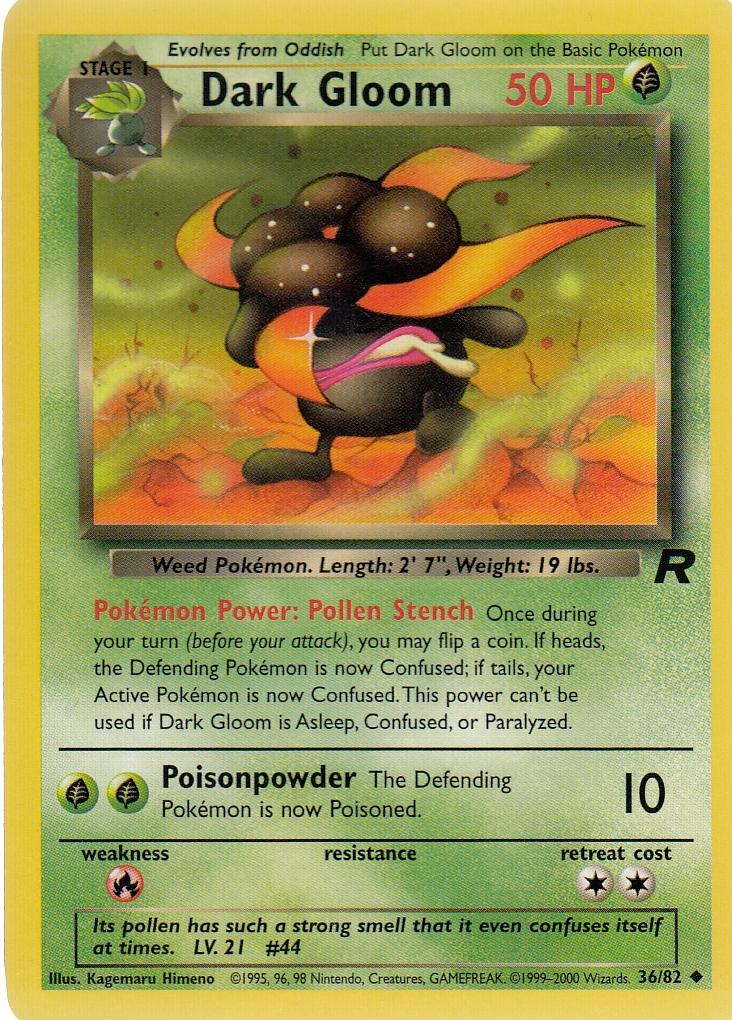 Dark Gloom 36/82 Team Rocket