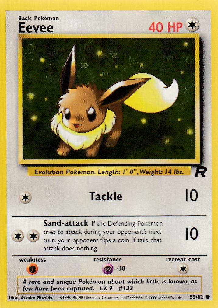 Eevee 55/82 Team Rocket Common