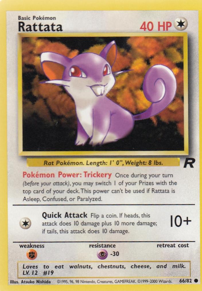 Rattata 66/82 Team Rocket Common