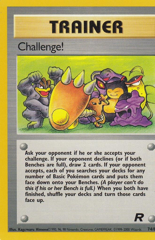 Challenge! 74/82 Team Rocket Uncommon